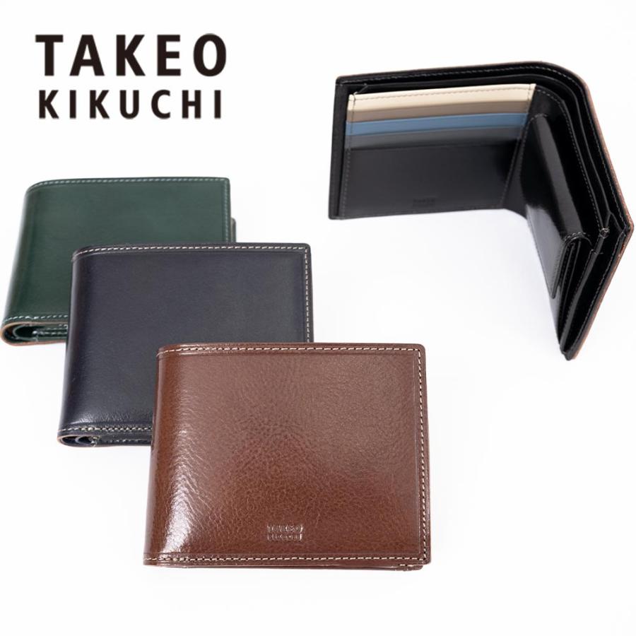 イアクッチブラウン二つ折り財布 TAKEO KIKUCHI（タケオキクチ） 二つ折り財布 財布 二つ折り 折り財布