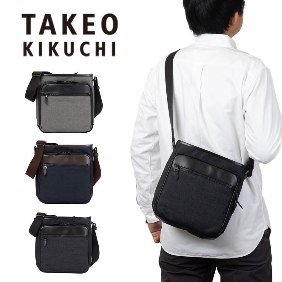 タケオキクチ ショルダーバッグ ショルダー TAKEO KIKUCHI クエスト TK タテ型 B5サイズ メンズ レディース ブランド 大人 おしゃれ 人気 斜めがけ コンパクト ショルダーバック 旅行 街歩き キクチタケオ 786102 TAKEO KIKUCHI（タケオキクチ） ショルダーバッグ ショルダー クエスト