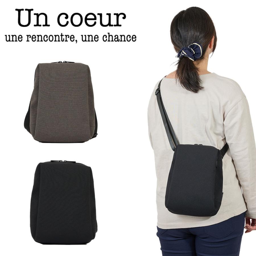 Un coeur ショルダーバッグ アンクール ボディバッグ TORO II TORO 2 メンズ レディース スクエア おしゃれ シンプル ブランド おすすめ 人気 ブラック 無地 撥水 TORO2 K904004 Un coeur（アンクール） ショルダーバッグ ボディバッグ TORO II TORO