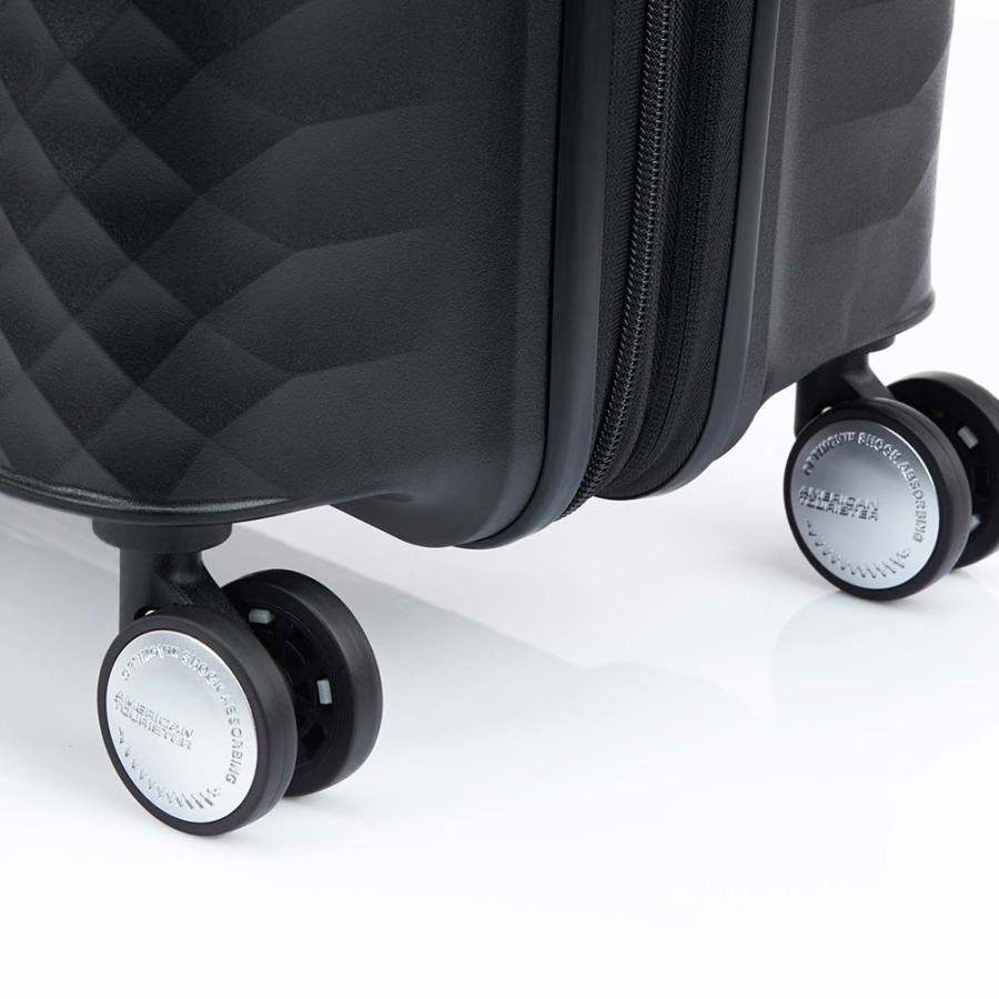 アメリカンツーリスター スーツケース ブラック 黒 最大126L 容量拡張機能 スクアセム スピナー 66 エキスパンダブル ブラック｜スーツ