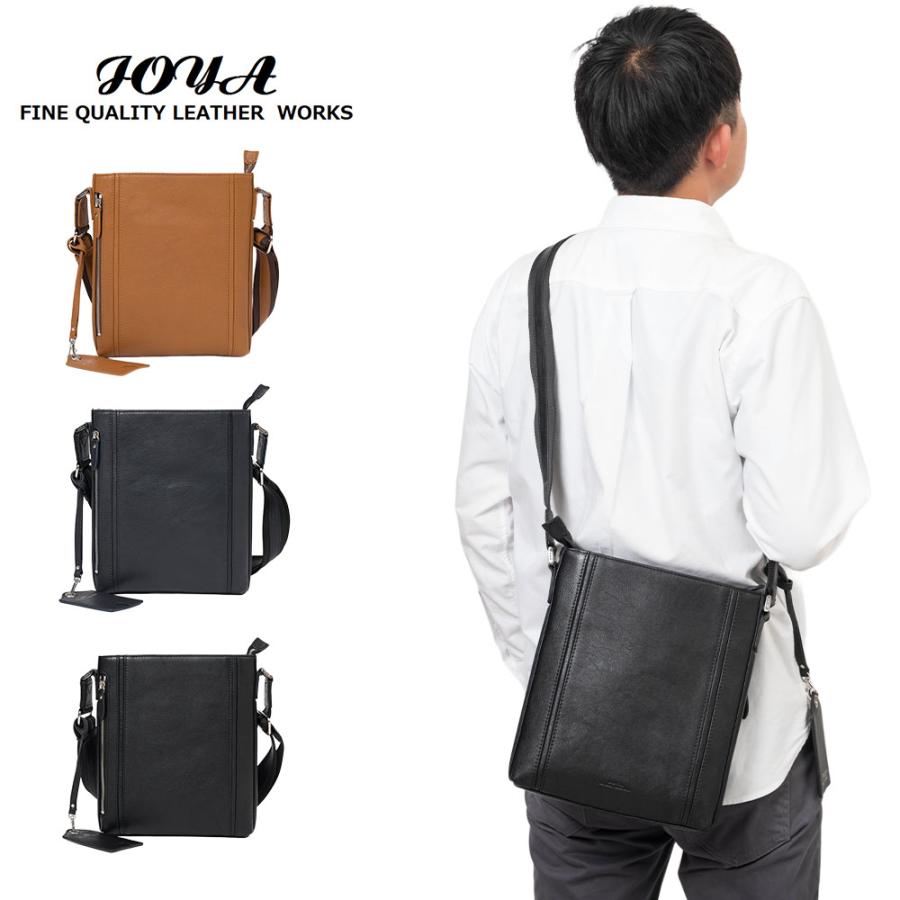 JOYA ショルダーバッグ 本革 メンズ 縦型 ジョヤ 本革ショルダーバッグ ショルダーバック 斜め掛けバッグ 斜めかけバッグ 肩掛けカバン 革 レザー 大人 軽い ブランド J4624 JOYA（ジョヤ） ショルダーバッグ 本革 メンズ 縦型 本革ショルダー