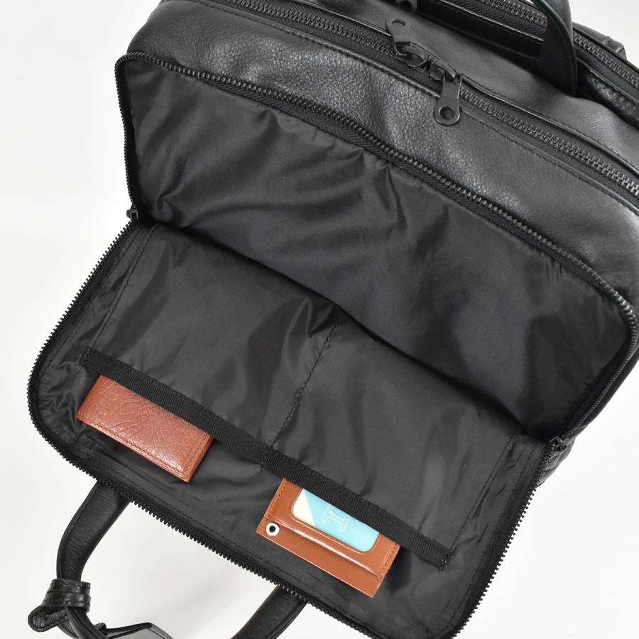 JOYA ジョヤ 本革 リュック ビジネスリュック 2気室 革 レザー 防水