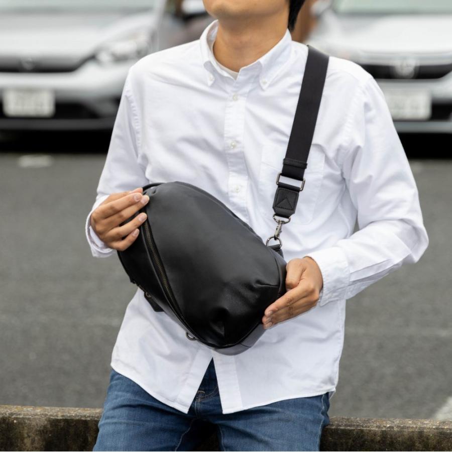 JOYA（ジョヤ） ボディバッグ 本革 防水 メンズ 大きめ 本革ボディ