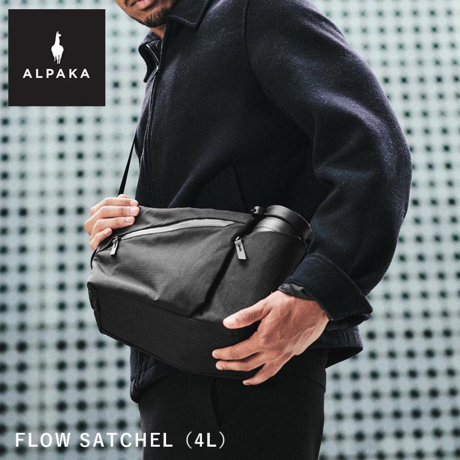 ALPAKA【アルパカ】ショルダーバッグ 斜めがけバッグ　サコッシュブラック４L ALPAKA アルパカ ショルダーバッグ バッグ ALPAKA 4L メンズ