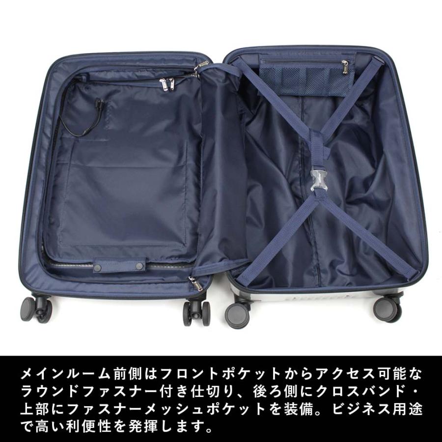 BERMAS スーツケース フロントオープン バーマス 53L 4泊 5泊 M BERMAS スーツケース フロントオープン バーマス 53L 4泊 5泊 M
