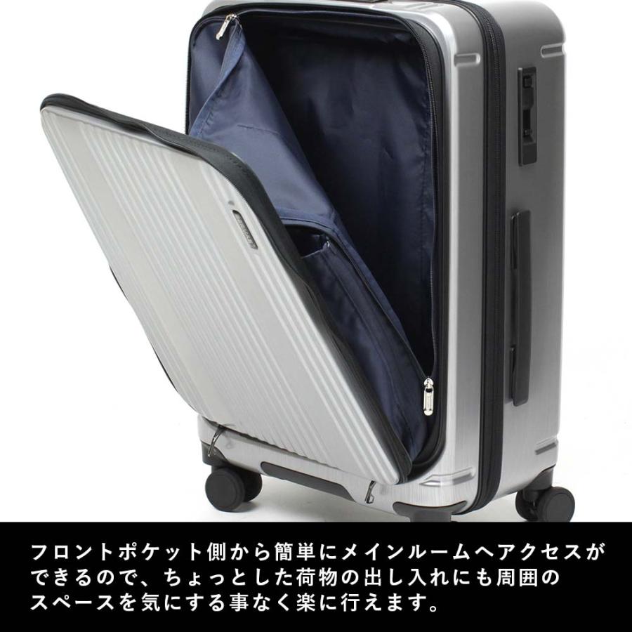 BERMAS スーツケース フロントオープン バーマス 53L 4泊 5泊 M BERMAS スーツケース フロントオープン バーマス 53L 4泊 5泊 M