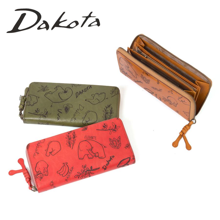 Dakota（ダコタ） 財布 長財布 レディース エレファンテ ラウンド