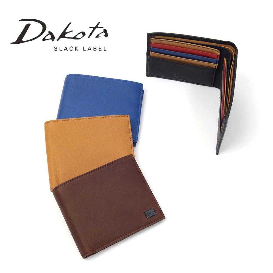 未使用品　Dakota 二つ折り財布 ブラウン レザー Dakota ダコタ 財布 二つ折り財布 純札 札入れ 小銭入れなし