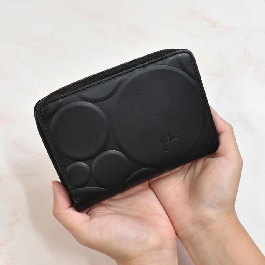 【新品・未使用品】Sybilla 二つ折りかぶせ財布 シルクロシリーズ　ブラック Sybilla シビラ 財布 sybilla 二つ折り シルクロ レディース 二