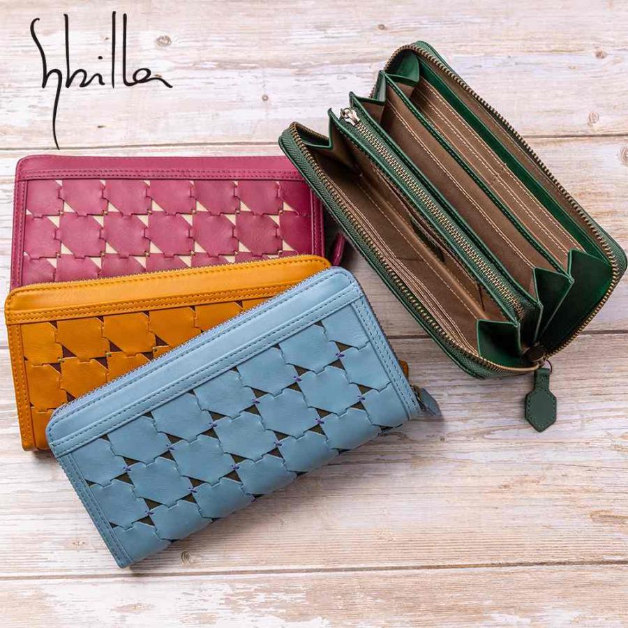 Sybilla シビラ 財布 sybilla 長財布 ラウンドファスナー型 Sybilla シビラ 財布 sybilla 長財布 ラウンドファスナー型