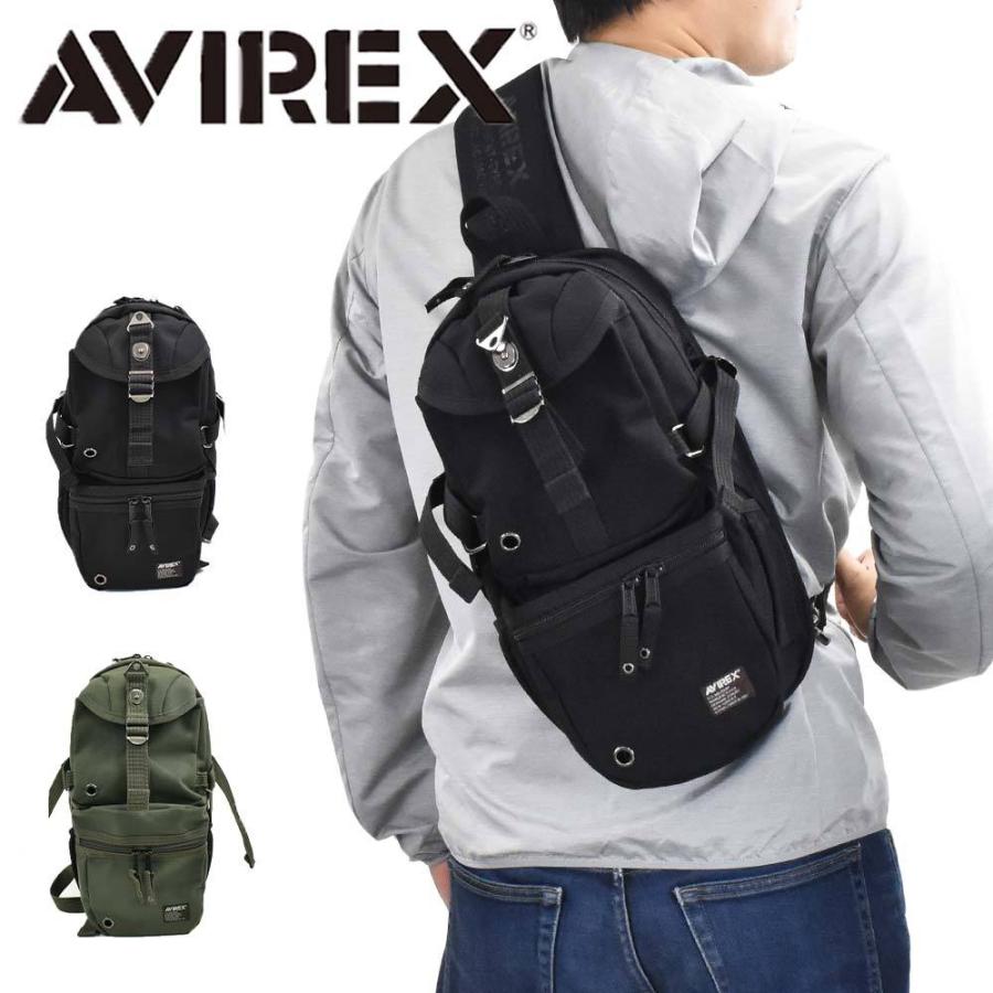 AVIREX（アヴィレックス） ボディバッグ メンズ レディース 大容量 B5
