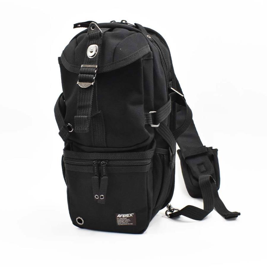 AVIREX（アヴィレックス） ボディバッグ メンズ レディース 大容量 B5