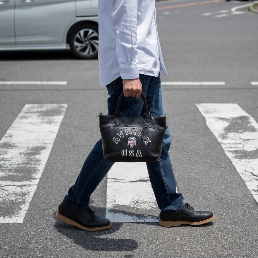 AVIREX アビレックス ミニトート 本革 ショルダーバッグ MINI-TOTE