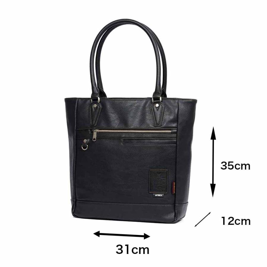 AVIREX アビレックス トートバッグ メンズ 合皮 肩掛けカバン