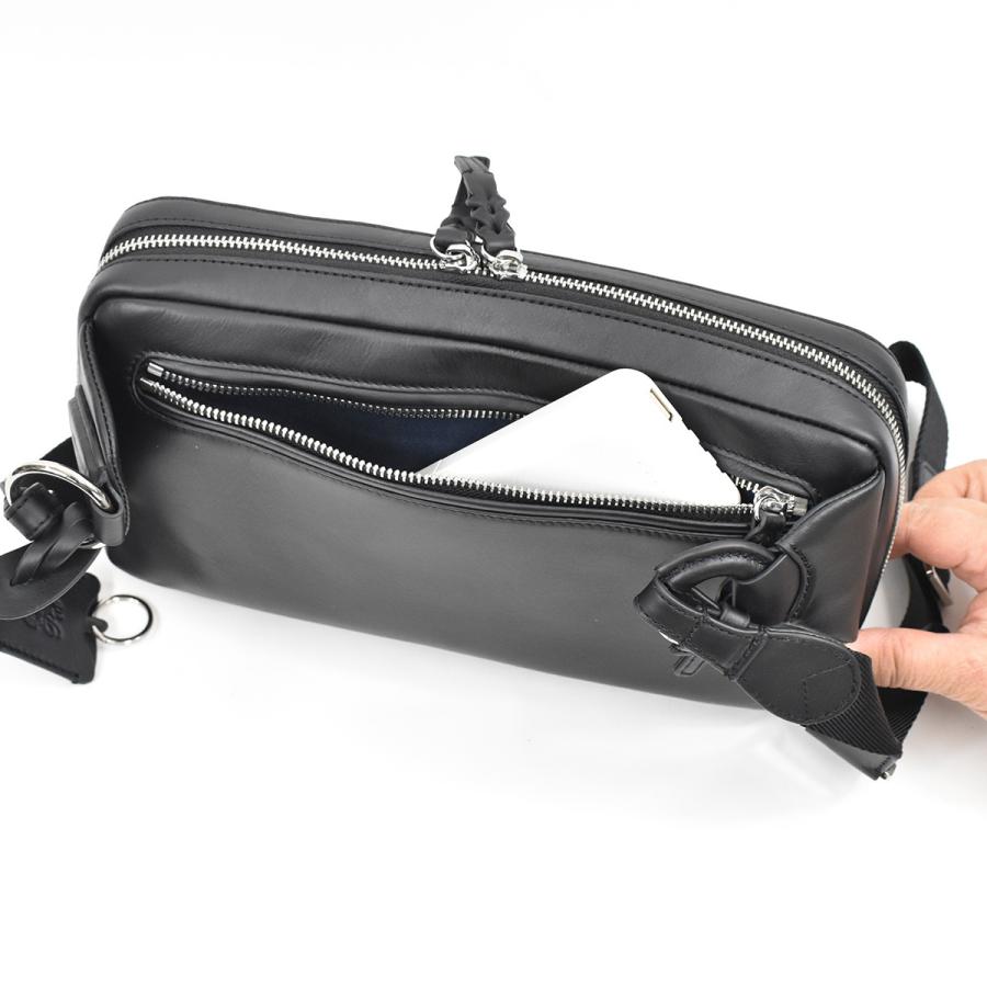 P.I.D ピーアイディー 本革 ボディバッグ ショルダーバッグ ビジネス