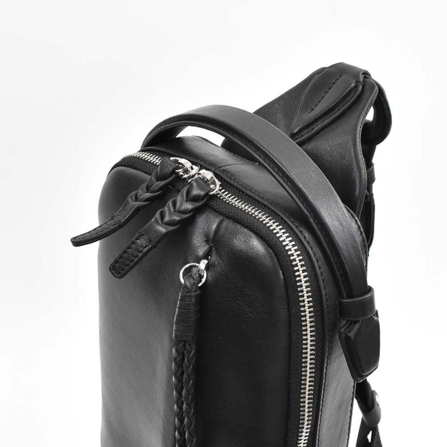 P.I.D ボディバッグ 本革 メンズ ピーアイディー 撥水 エクリール 本革