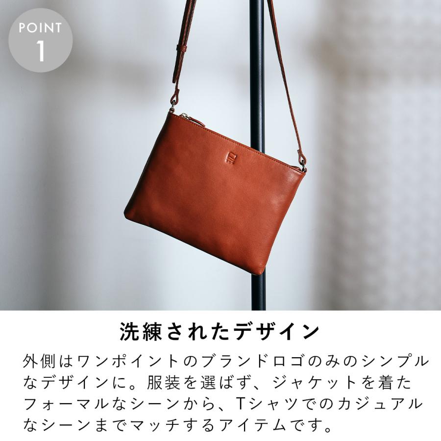 サコッシュ ショルダーバッグ メンズ 本革 レザー ブランド 革 大容量 大きめ 人気 おすすめ 大人 30代 40代 50代 エペ epeの画像