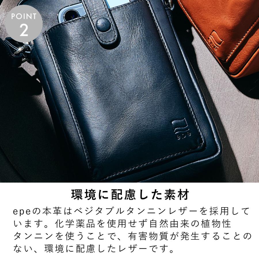 ショルダーバッグ スマホショルダー バッグ 本革 メンズ スマホポーチ