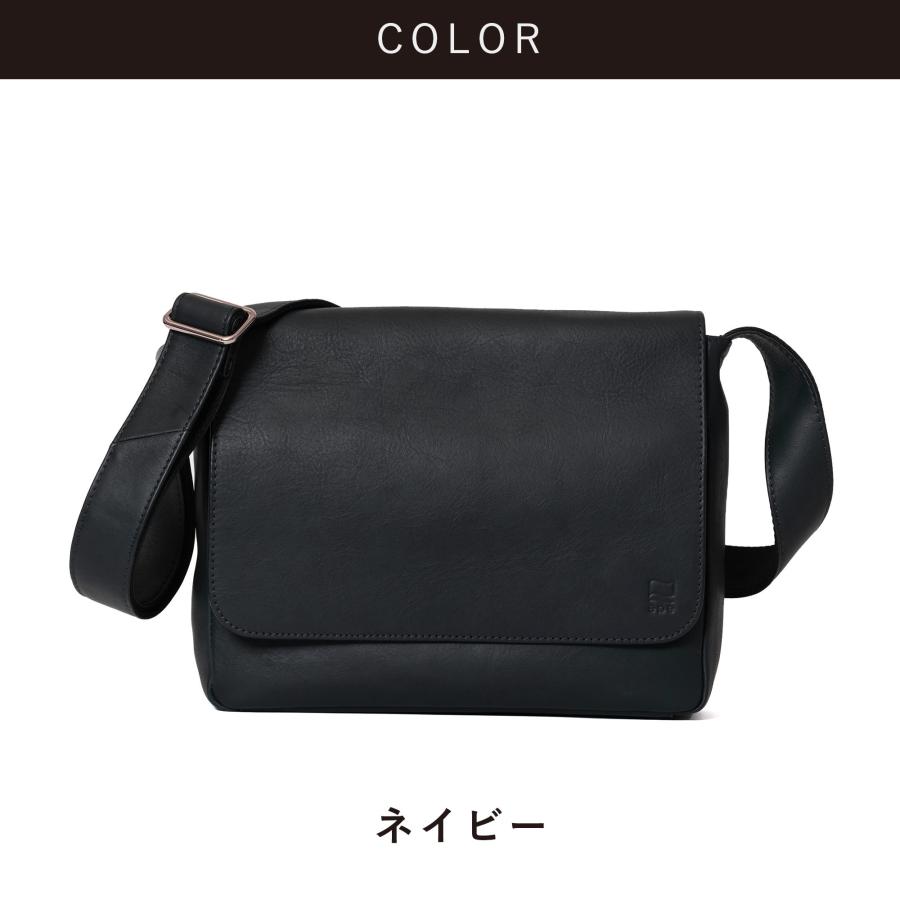 ショルダーバッグ メンズ 本革 レザー ブランド ファスナー 付き ショルダー バッグ 革 大容量 大きめ 人気 おすすめ 大人 30代 40代 50代 epeの画像