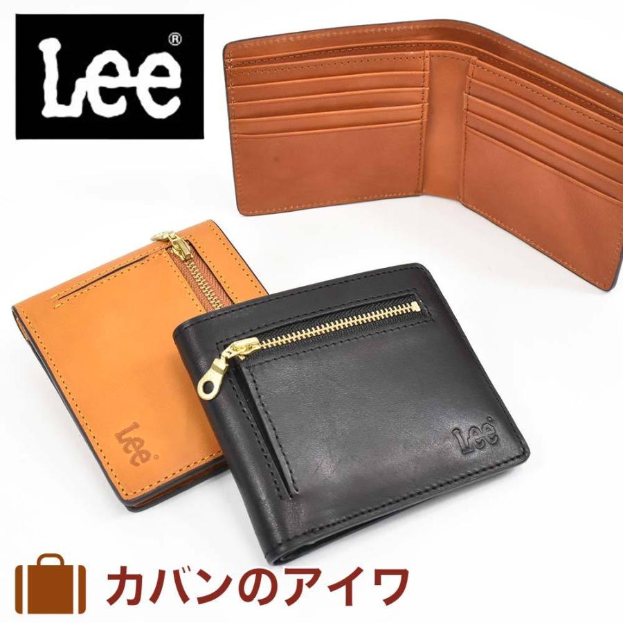 Lee リー 財布 二つ折り メンズ レディース Zola 二つ折り財布 本革 レザー 2つ折り 2つ折り財布 人気 ブランド 薄い 小銭入れあり ミニ 財布 3 1711 Sy 3 1711 カバンのアイワ 通販 Yahoo ショッピング