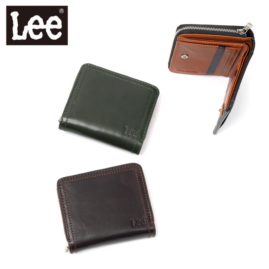 Lee（リー） 財布 二つ折り 二つ折り財布 ミドルウォレット ラウンド