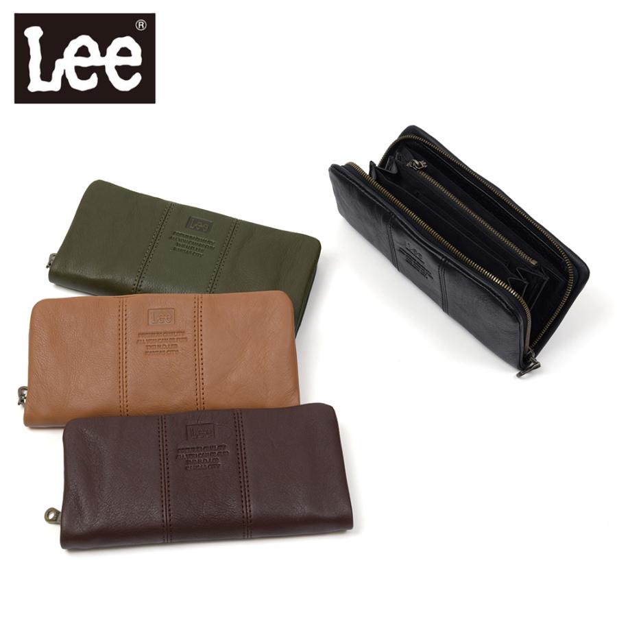 Lee 長財布 リー 長札 財布 ラウンドファスナー ロング