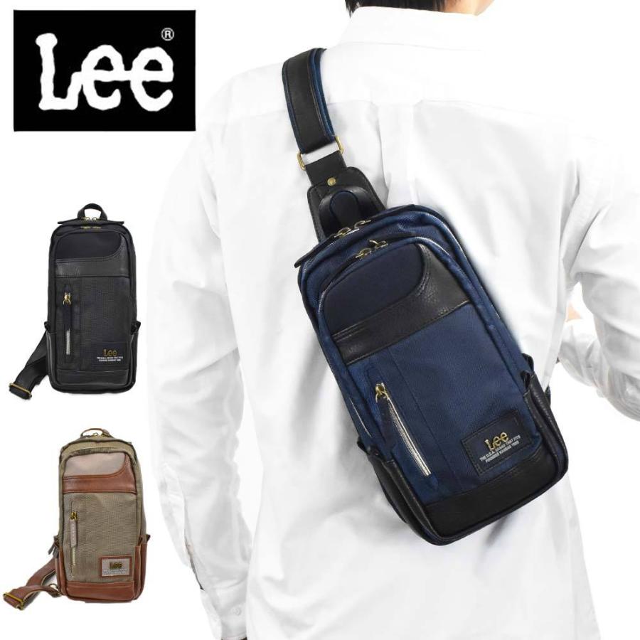 Lee リー ボディバッグ メンズ ブランド ワンショルダー ショルダーバッグ 斜め掛けバッグ 人気 大容量 シンプル 2層式 おしゃれ 大人 3 3250 Sy 3 3250 カバンのアイワ 通販 Yahoo ショッピング