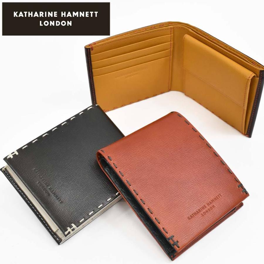 KATHARINE HAMNETT LONDON キャサリンハムネット 財布 二つ折り KATHARINE HAMNETT LONDON キャサリンハムネット 財布 二つ折り