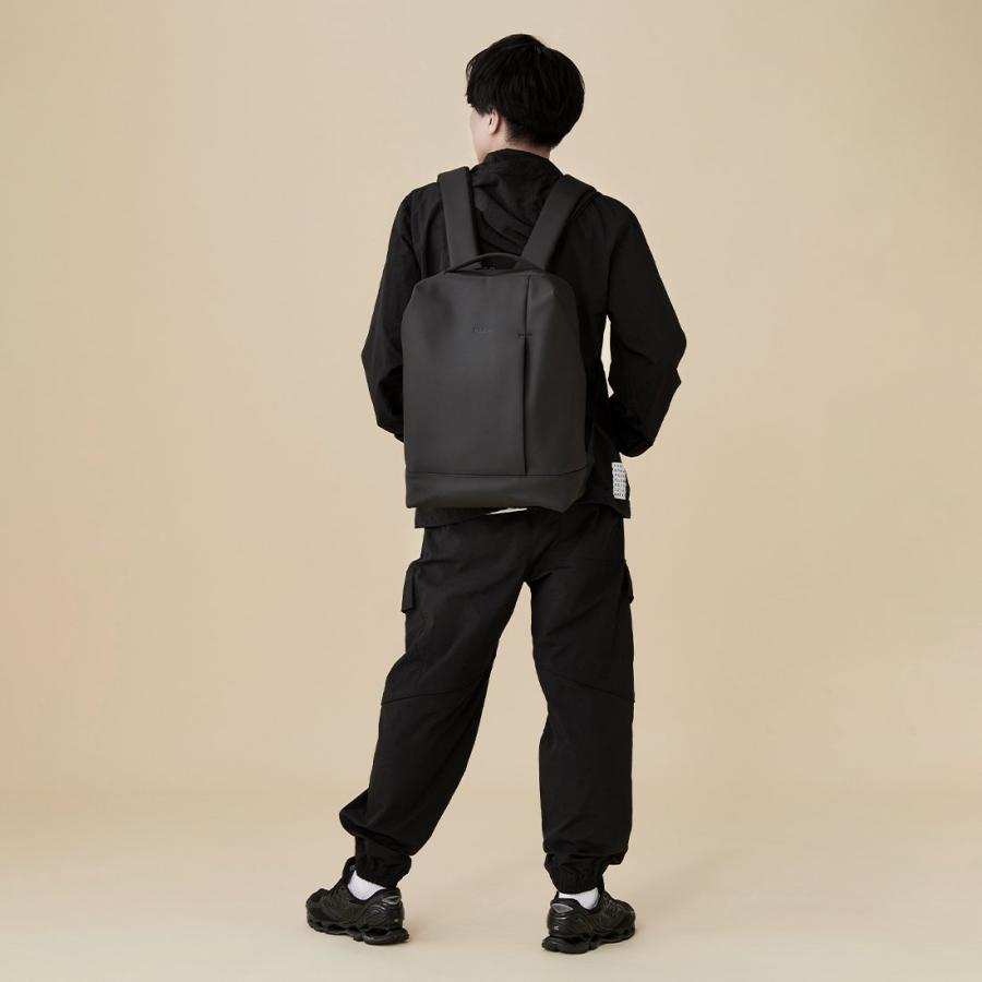 KLON リュック クローン メンズ レディース MATTE COATED RUCK SACK-BOD 16L バックパック リュックサック 通学 通勤 撥水 おしゃれ ブラック 黒 モノトーン｜kaban-aiwa｜03