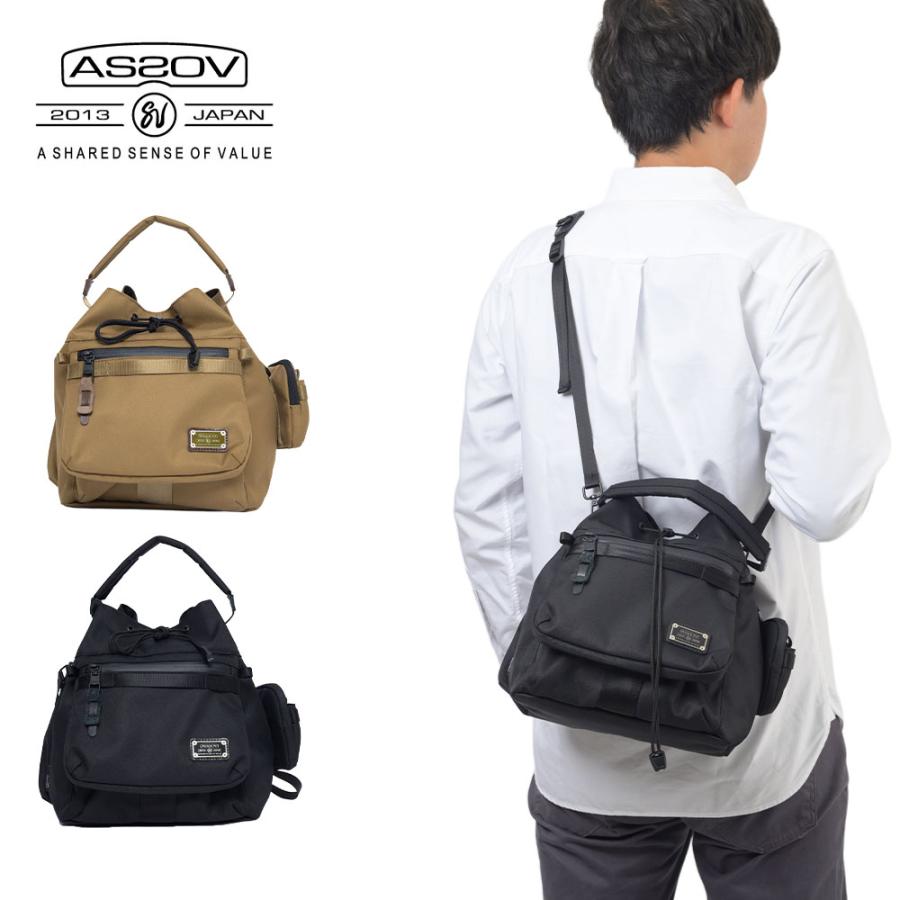 AS2OV（アッソブ） ショルダーバッグ 巾着ショルダー ASSOV メンズ