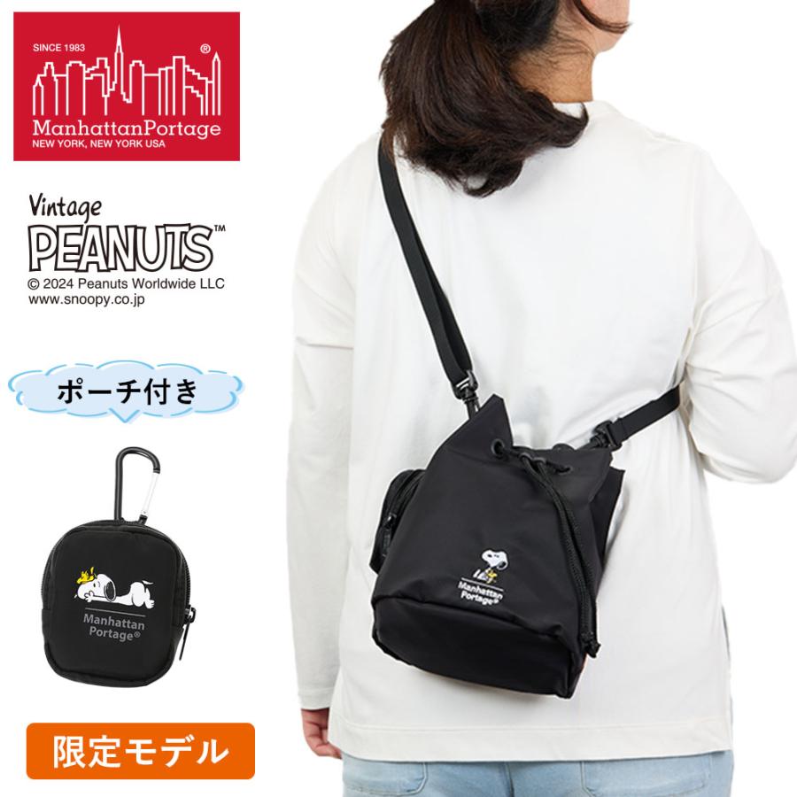 マンハッタンポーテージ レッドレーベル ショルダーバッグ 巾着バッグ 