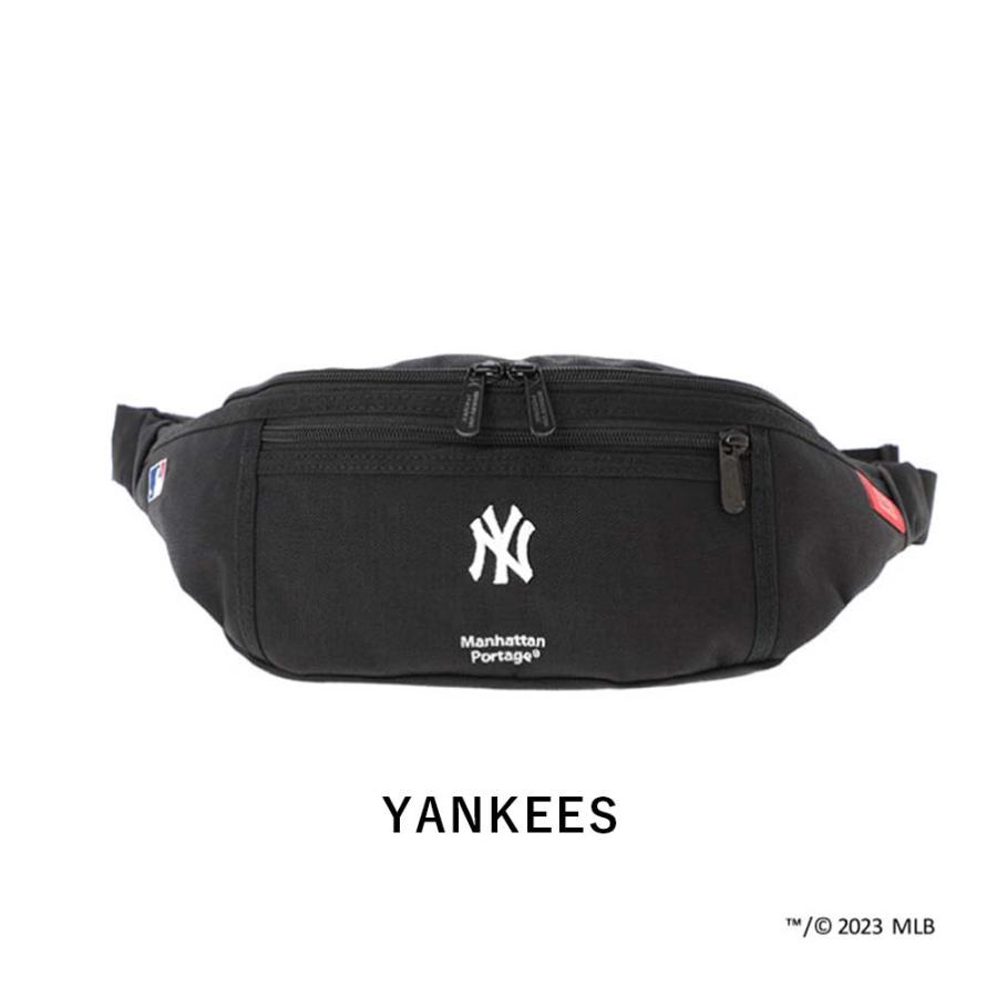 マンハッタンポーテージ ボディバッグ ウエストバッグ Manhattan Portage MLB 40周年 限定モデル ヤンキース YANKEES メッツ METS｜kaban-aiwa｜02