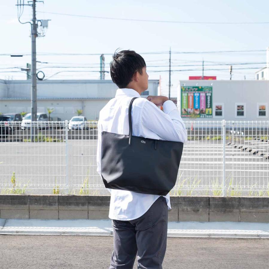 ラコステ【人気完売商品】LACOSTE /メンズ　ビジネス　トートバッグ LACOSTE｜メンズクラシック スクエアトートバッグ | Rakuten