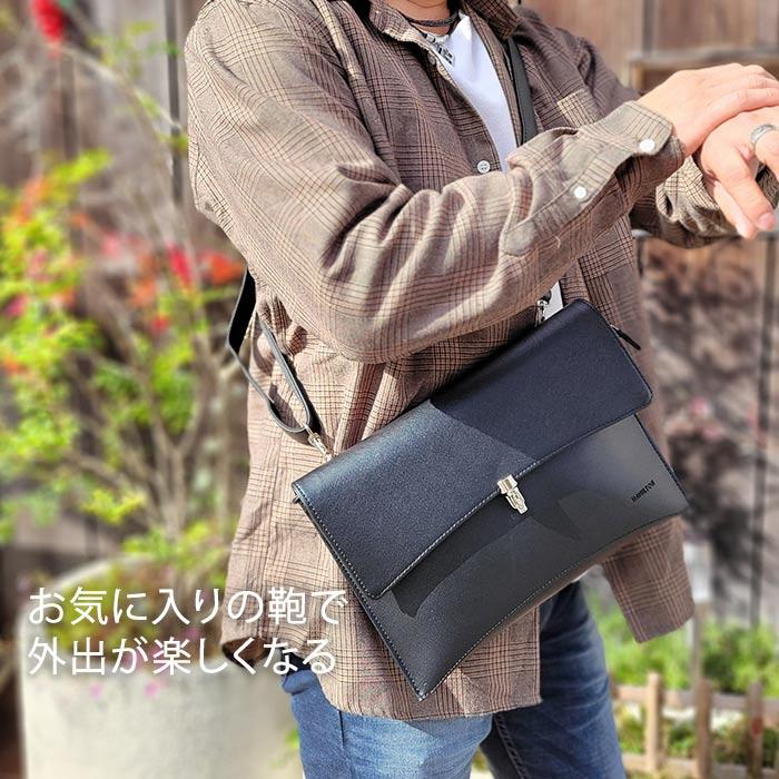 ショルダーバッグ サコッシュ メンズ 2way クラッチバッグ セカンド