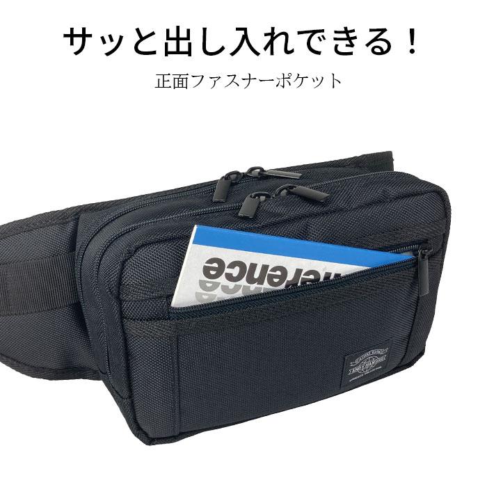 ウエストバッグ ウエストポーチ メンズ 2way 大きめ ボディバッグ 軽量