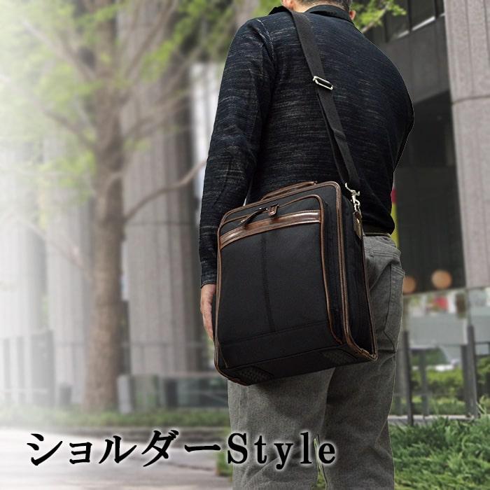 ショルダーバッグ メンズ a4 縦型 2way 通勤 肩掛け 斜めがけ
