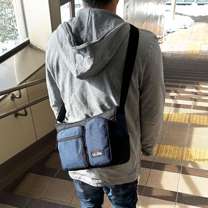 ショルダーバッグ メンズ 軽量 軽い 斜めがけ 肩掛け バッグ ポケット