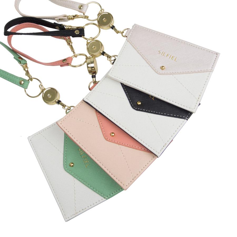 パスケース レディース リール付き 定期入れ かわいい 伸びるパスケース 通勤 通学 2枚収納 ストラップ付 Icカードケース レター風 L 719 メール便 かばん創庫 通販 Yahoo ショッピング