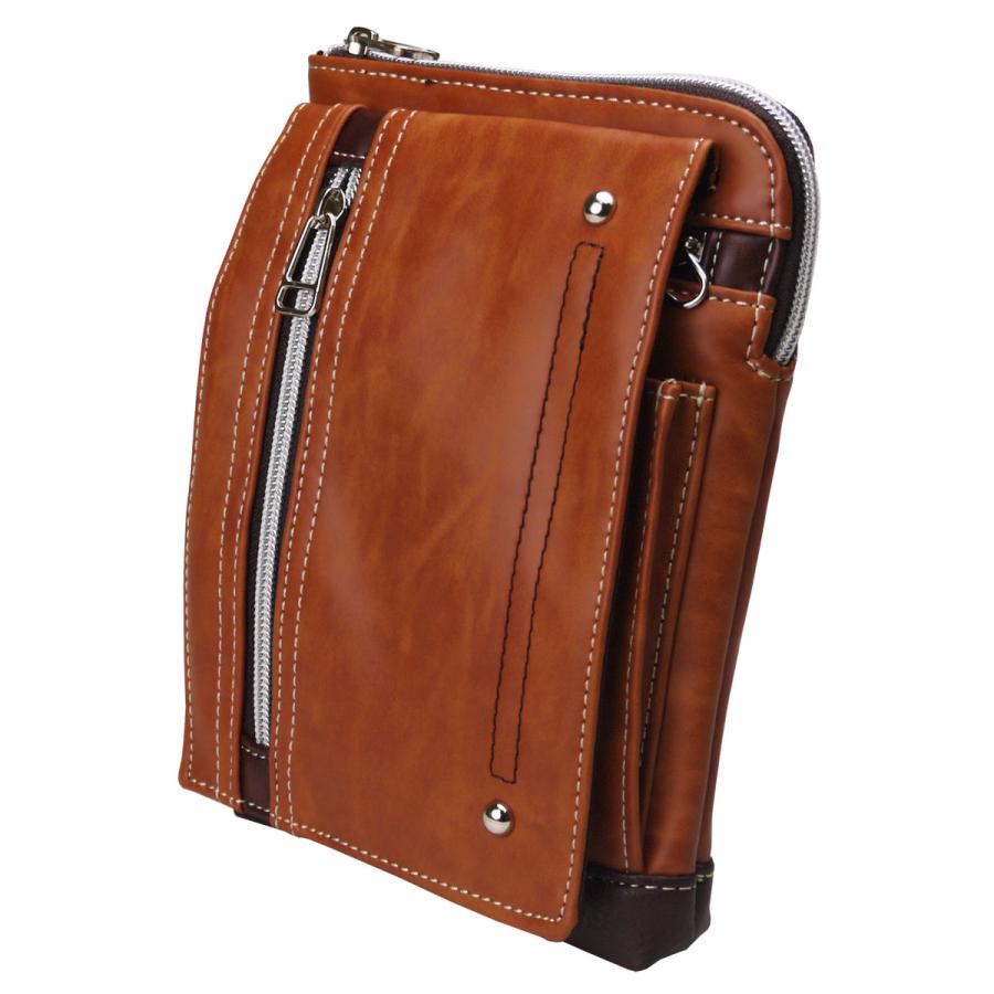 ショルダーバッグ メンズ 小さめ スマホ シザーケース ベルトポーチ メンズ 縦型 長財布 ウエストポーチ 合皮 Cubic Core 1729 メール便 ギフト かばん創庫 通販 Yahoo ショッピング