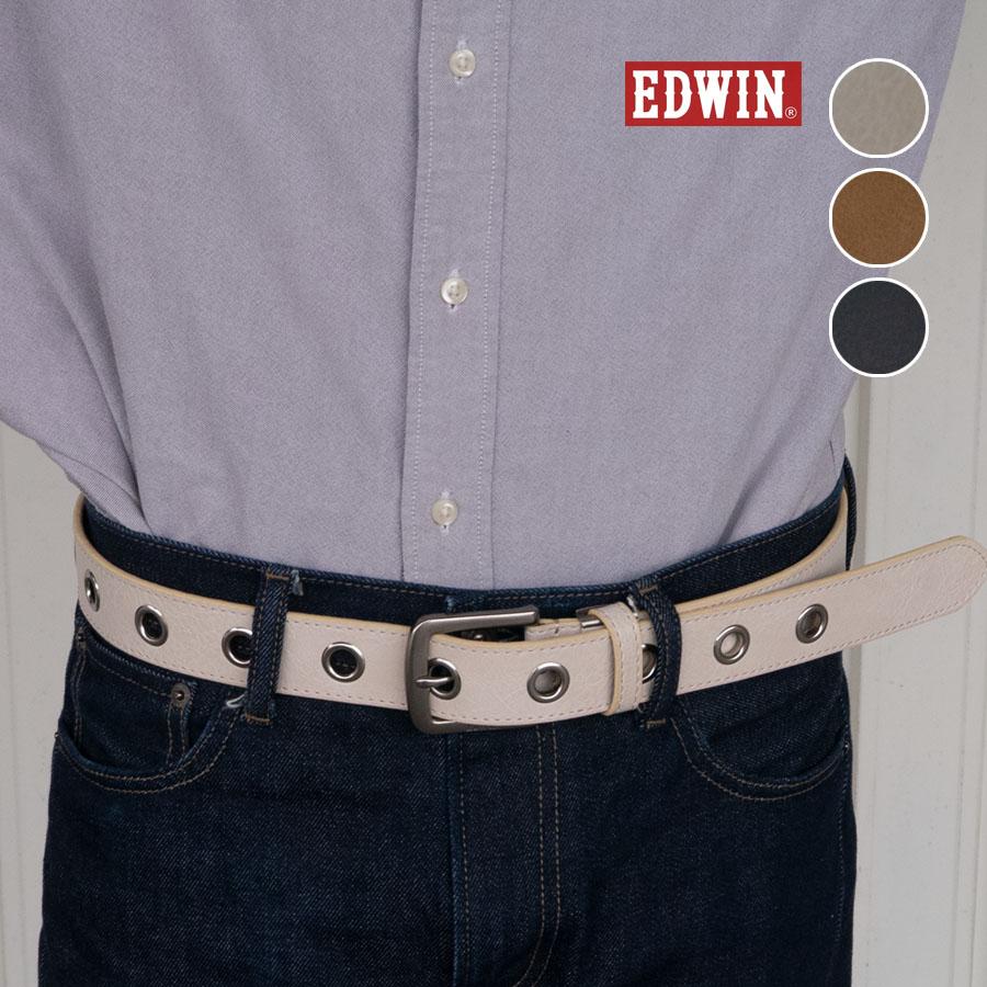 Edwin エドウイン ベルト 合皮ベルト ブランド メンズ 白 カジュアル ジーンズ プレゼント かばん創庫 通販 Yahoo ショッピング