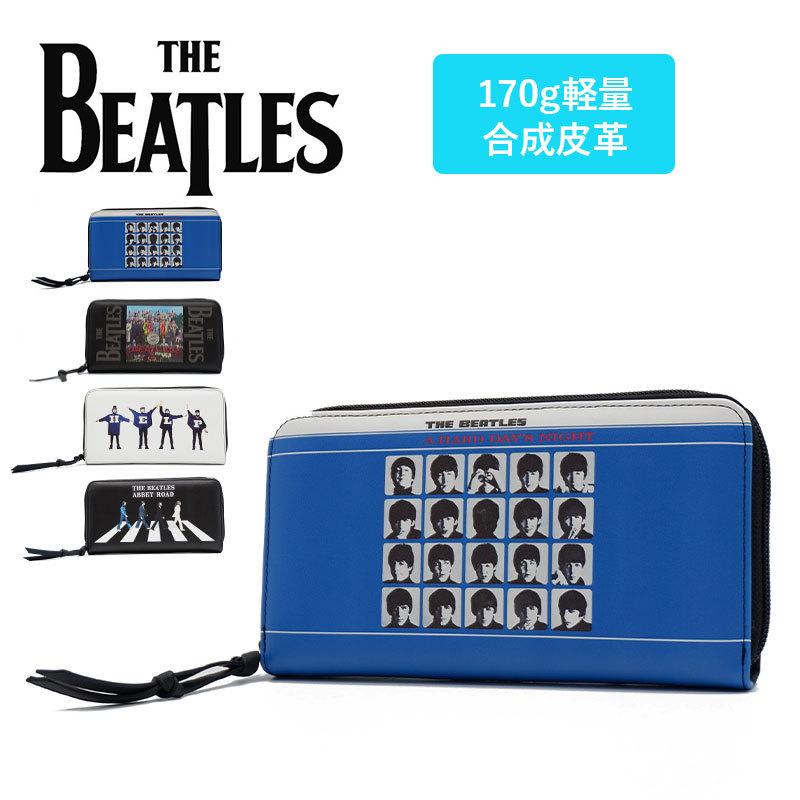 The Beatles 106のthe ビートルズ アルバム ジャケット 長財布 財布 財布 帽子 ファッション小物 メンズ 07 レディース ブランド フェイクレザー 07 レディース 106 合成皮革 Kabanya 大口予約販売の