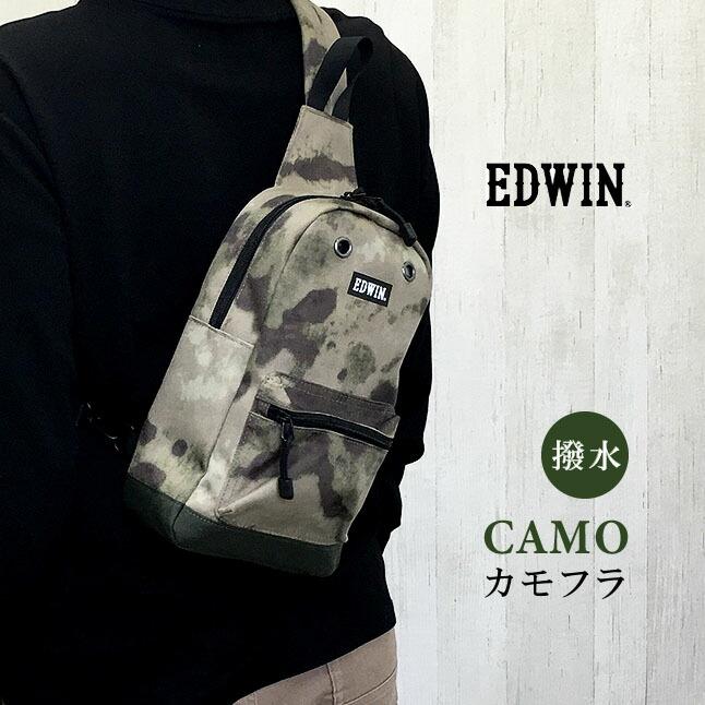 EDWIN（エドウィン） ボディバッグ ワンショルダーバッグ メンズ