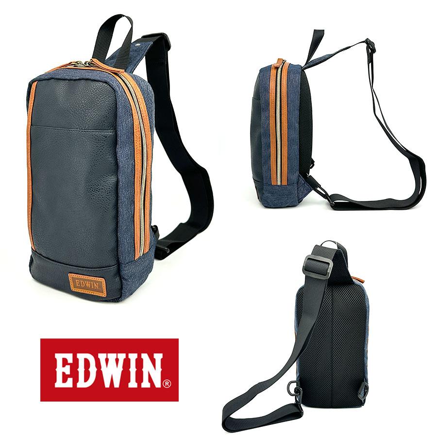 EDWIN（エドウィン） ボディバッグ メンズ 軽量 ボディバッグ ワン