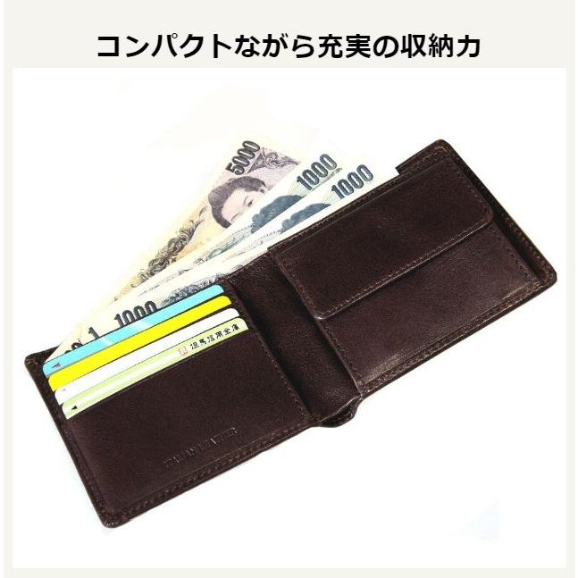 二つ折り財布 本革 メンズ レディース LEE リー 折り財布 0520233 財布