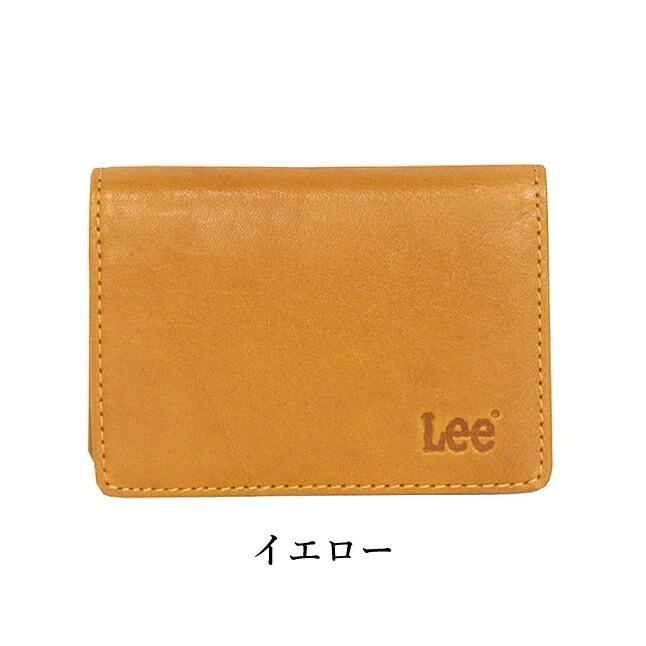 Lee（リー） 名刺入れ メンズ 本革 イタリアンレザー 名刺入れ 0520581