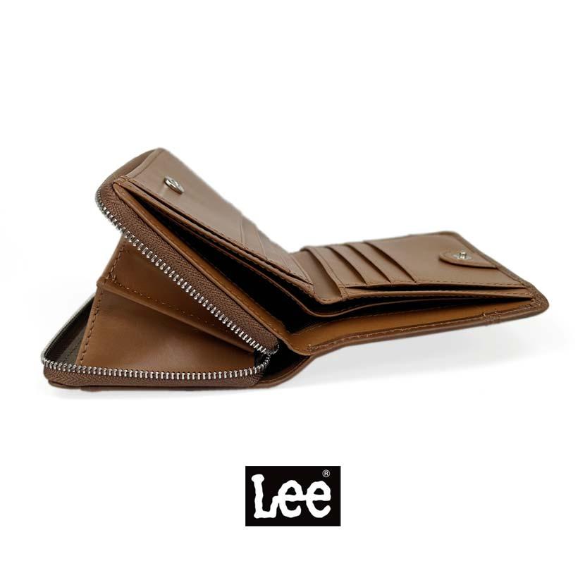 Lee 二つ折り財布 メンズ 本革 レディース リー クロスワックス Lee 二つ折り財布 メンズ 本革 レディース リー クロスワックス