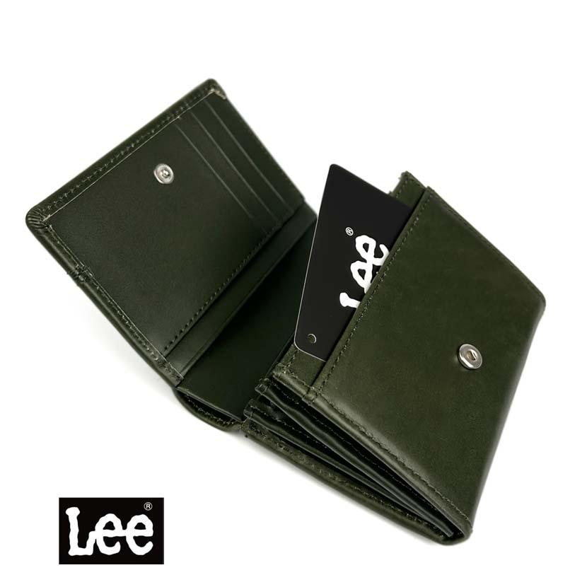 Lee 二つ折り財布 メンズ 本革 レディース リー クロスワックス Lee 二つ折り財布 メンズ 本革 レディース リー クロスワックス