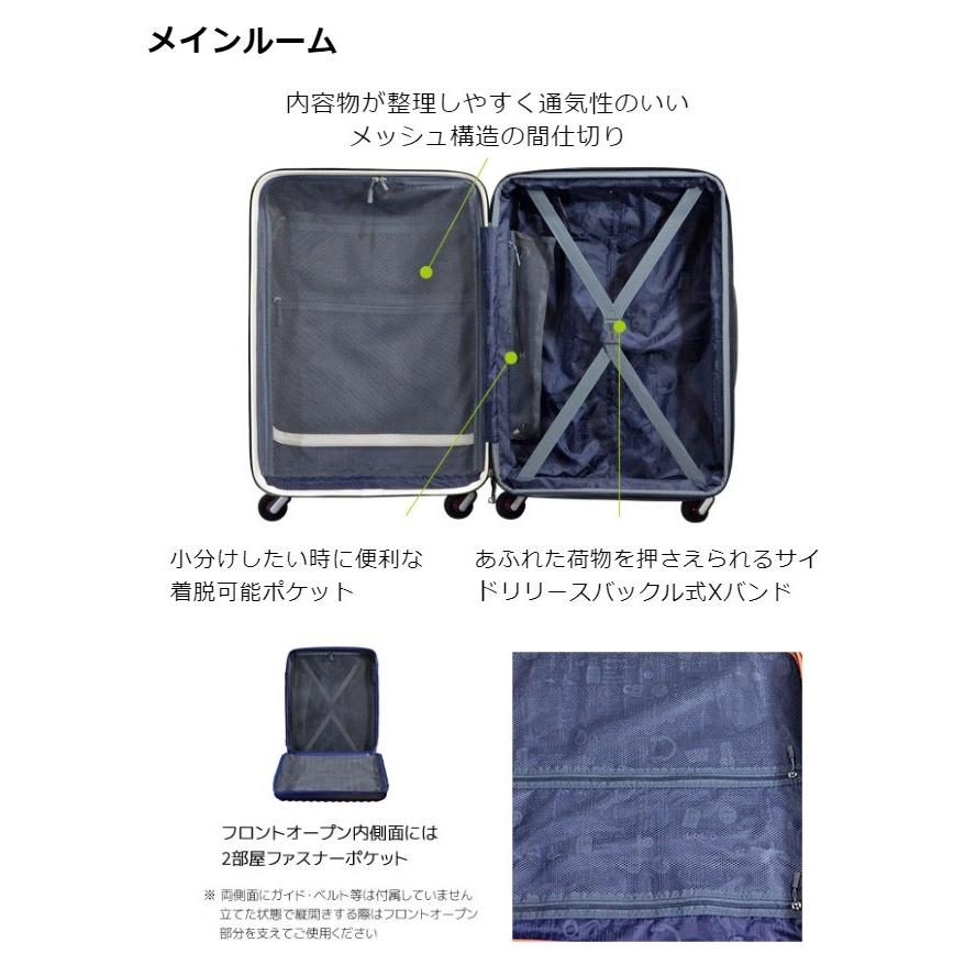 スーツケース mサイズ 1-281 4輪キャリーEX 58cm 55L〜66L スーツケース mサイズ 1-281 4輪キャリーEX 58cm 55L〜66L