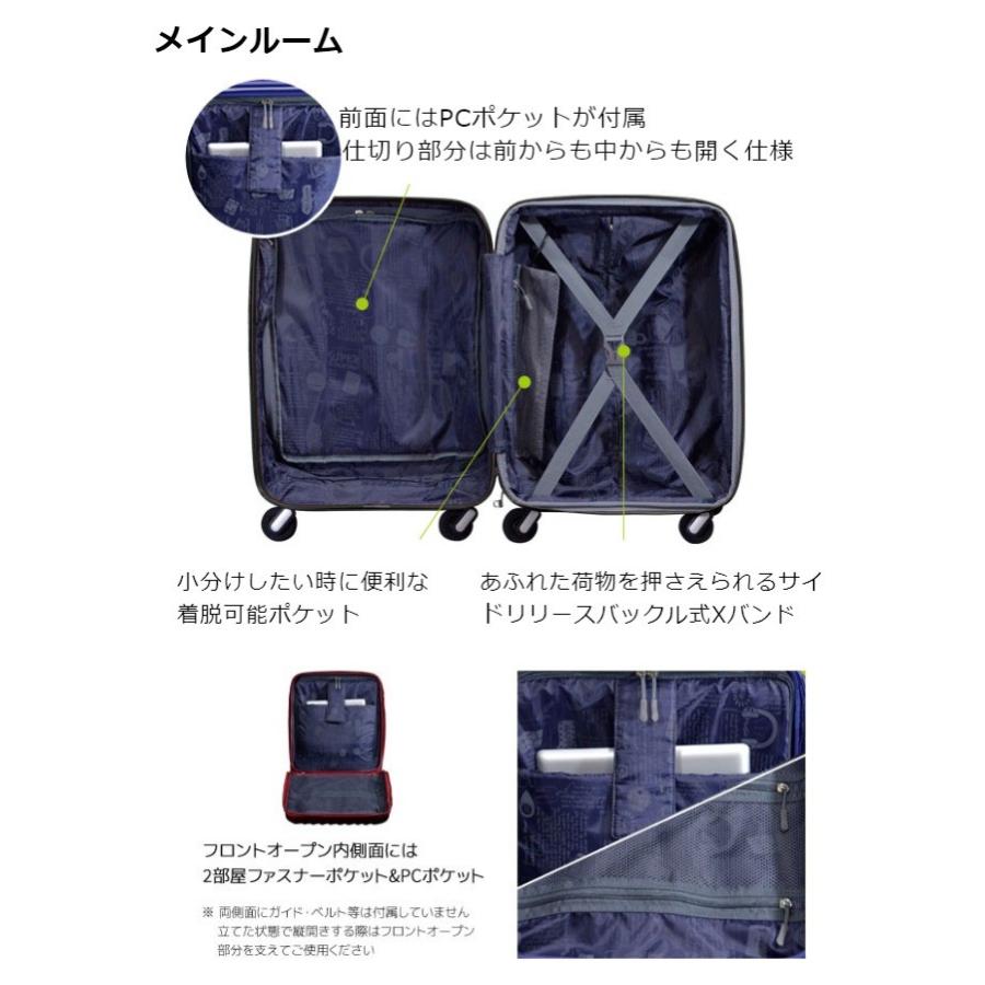 スーツケース キャリーケース 機内持ち込み 1-282 4輪キャリーEX 46cm