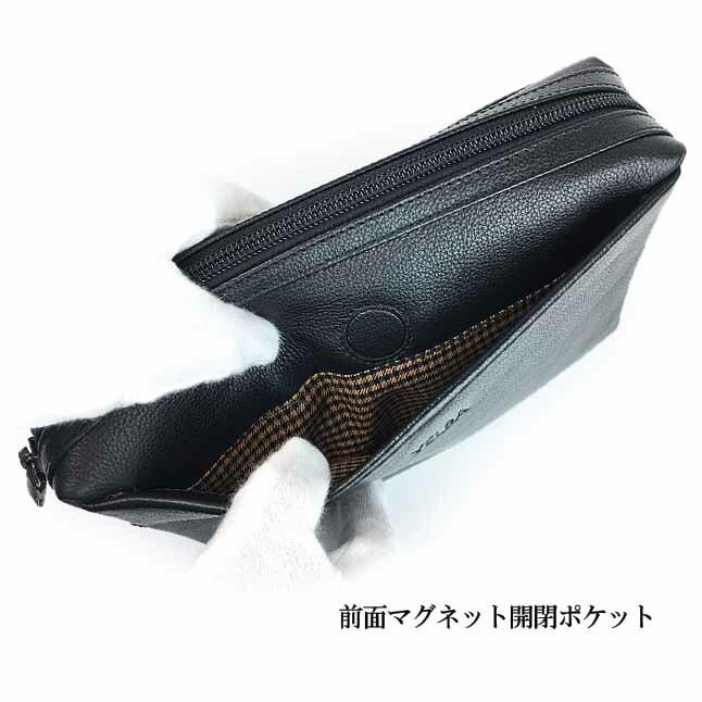 クラッチバッグ セカンドバッグ メンズ 本革 12-6062 牛革 VELBA